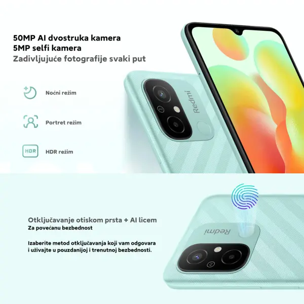 Smartphone XIAOMI 12C 4GB128GBcrna' ( 'MZB0DKPEU' ) 