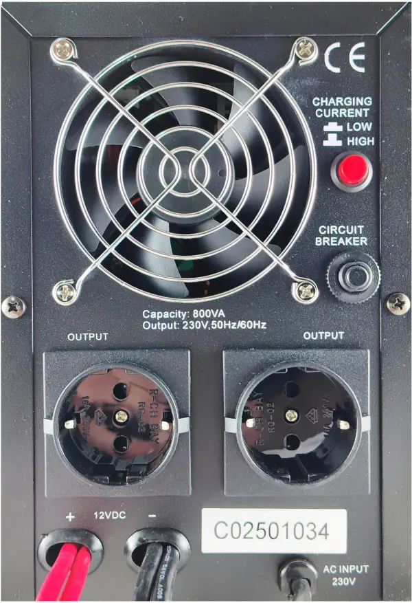 UPS-PSW-800VA 12v sinusni sa produzenom autonomijom