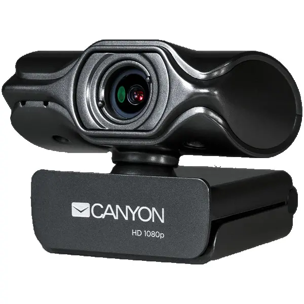 CANYON C6 2k Ultra full HD 3.2Mega webcam with USB2.0 connector, built-in MIC, IC SN5262, Sensor Aptina 0330, viewing angle 80°, with tripo