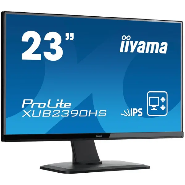 Monitor 23 Iiyama ProLite XUB2390HS-B1 black IPS LED 5ms 16:9 DVI HDMI MM Mat HAS Pivot 250cd ( XUB2390HS-B1 ) 