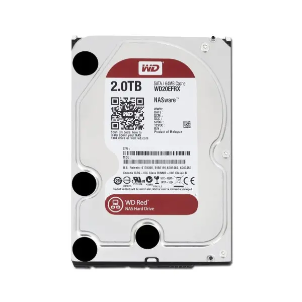 HDD NAS WESTERN DIGITAL Red Plus (3.5'', 2TB, 64MB, SATA III-600) ( WD20EFRX ) 