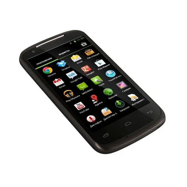 Gigabyte GSmart GS202 Dual SIM (4.3'' IPS, 800x480, Mediatek 6577 Dual Core 1GHz, 4GB512MB, Android 4.0, SDHC, 5MP0.3MP, WiFi, BT, 3G) Brown