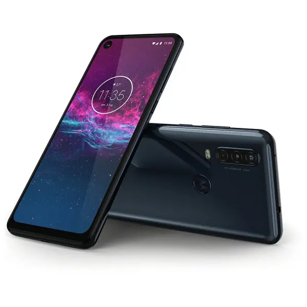 Moto One Action, XT2013-2, 6,3, IPS 1080x2520px, LTE, Dual SIM, Exynos 9609 8-Core 2,2 GHz, 4GB128GB, micro SD up to 512GB, Main 12MP+16MP+