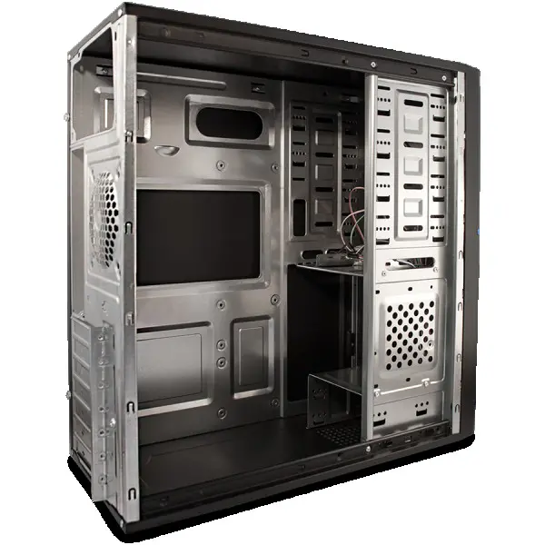 Chassis RPC CPCS-A21560P-BL01A Middle Tower ATX, 4 slots, 2 x USB2.0, Audio Line-In, Audio Line-Out, PSU 560W, Black ( CPCS-A21560P-BL01A )