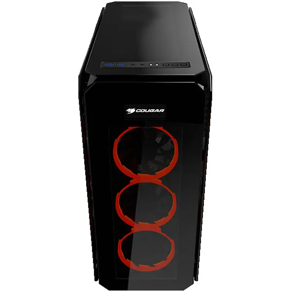 Chassis COUGAR PURITAS Middle Tower, Mini ITXMicro ATXATX, Dimension (WxHxD) 218x520x490(mm), Max. Graphics Card Length 425mm, Max. CPU Coo