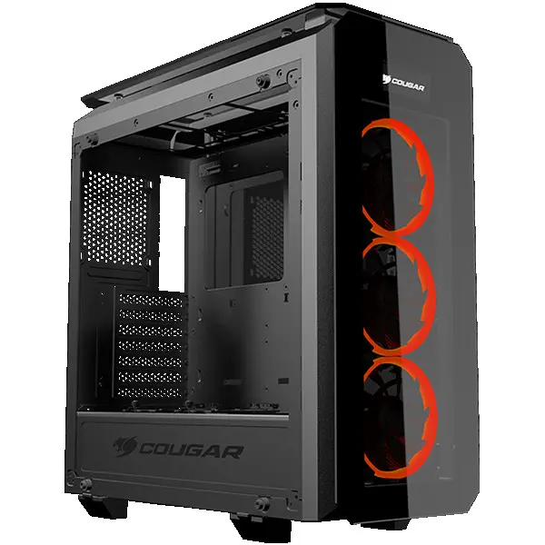 Chassis COUGAR PURITAS Middle Tower, Mini ITXMicro ATXATX, Dimension (WxHxD) 218x520x490(mm), Max. Graphics Card Length 425mm, Max. CPU Coo