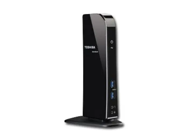 TOSHIBA Dynadock U3 HDMIUSBGigabit EthernetMic-InDVIHeadphone-Out, Black ( PA3927E-1PRP ) 