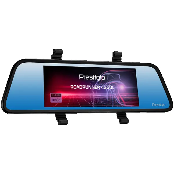 Prestigio RoadRunner 435DL, 6.86 (1280x480) touch display, Dual camera: front - FHD 1920x1080@30fps, HD 1280x720@30fps, rear - VGA 640x480@