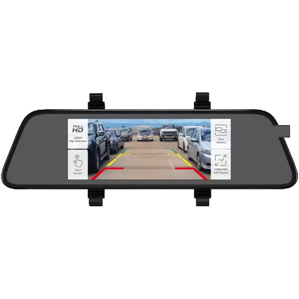 Prestigio RoadRunner 435DL, 6.86 (1280x480) touch display, Dual camera: front - FHD 1920x1080@30fps, HD 1280x720@30fps, rear - VGA 640x480@