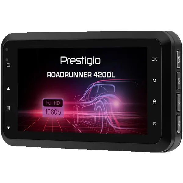 Prestigio RoadRunner 420DL 3.0 IPS (640*360) display Dual Camera front FHD 1920x1080@30fps HD 1280x720@30fps rear VGA 640&480@30fps CPU GP5