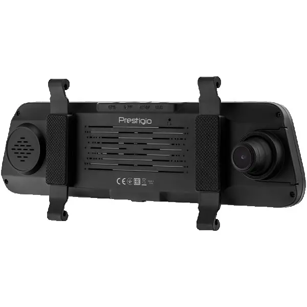 Prestigio RoadRunner 450GPSDL, 9.66 IPS (1280x320) 2.5D curved touch display, Dual camera: front - FHD 1920x1080@30fps, HD 1280x720@30fps, 