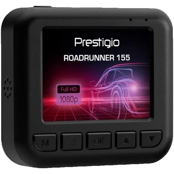 Prestigio RoadRunner 155, 2.0 LCD (320x240) display, FHD 1920x1080@30fps, HD 1280x720@30fps, Jieli AC5601, 2 MP CMOS GC2053 image sensor, 2