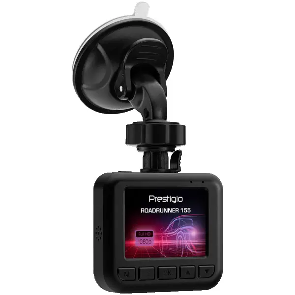 Prestigio RoadRunner 155, 2.0 LCD (320x240) display, FHD 1920x1080@30fps, HD 1280x720@30fps, Jieli AC5601, 2 MP CMOS GC2053 image sensor, 2