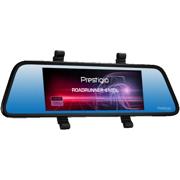Prestigio RoadRunner 410DL, 6.86 (1280x480) touch display, Dual camera: front - FHD 1920x1080@30fps, HD 1280x720@30fps, rear - VGA 640x480@