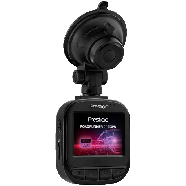 Prestigio RoadRunner 415GPS, 2.0 LCD (960x240) display, FHD 1920x1080@30fps, HD 1280x720@30fps, GP5168 processor, 2 MP CMOS GC2023 image se