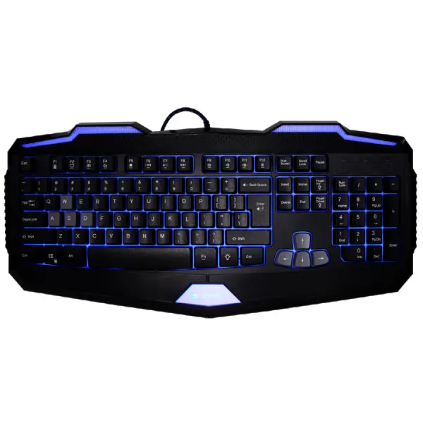 CANYON Gaming Keyboard CNS-SKB6 (Branded cable, USB, 104 illuminated keys, multimedia functions,), Black, Retail, Adriatic ( CNS-SKB6-AD ) 