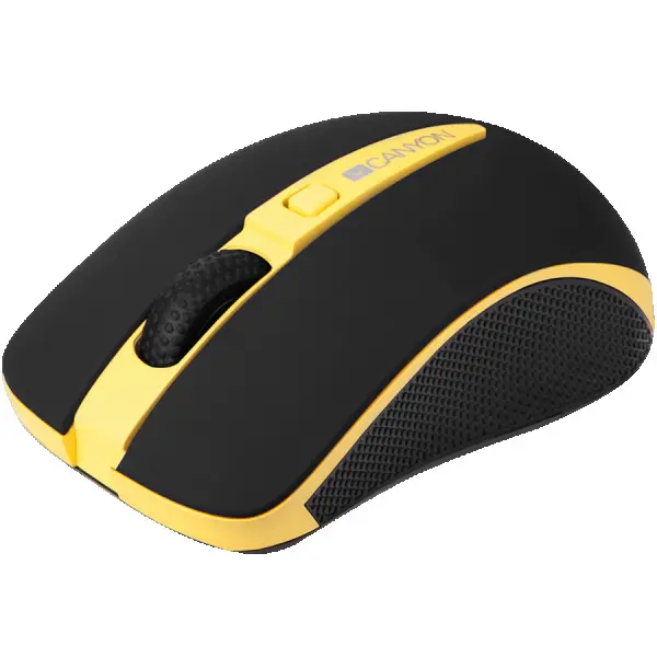 CANYON Mouse CNS-CMSW6 (Wireless, Optical 10001600 dpi, 4 btn, USB, automatic power saving), Yellow ( CNS-CMSW6Y ) 