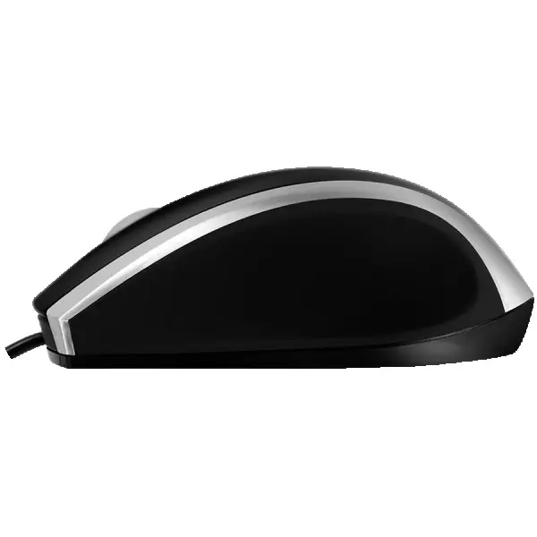 CANYON wired optical mouse with 3 buttons, DPI 1000, USB2.0, BlackSilver, cable length 1.2m, 107*71.5*39.8mm, 0.078kg ( CNR-MSO01NS ) 