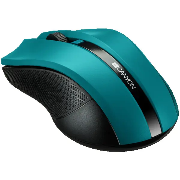 CANYON MW-5 2.4GHz wireless Optical Mouse with 4 buttons, DPI 80012001600, Green, 122*69*40mm, 0.067kg ( CNE-CMSW05G ) 