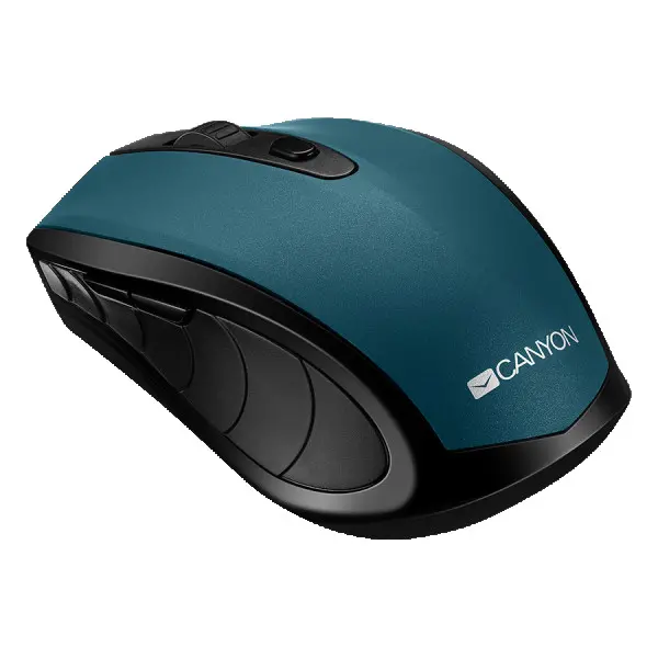 CANYON 2 in 1 Wireless optial mouse with 6 buttons, DPI 80012001600, 2 mode(BT 2.4GHz), Green, 102.8*58.5*39.5mm, 0.072kg ( CNS-CMSW08G ) 