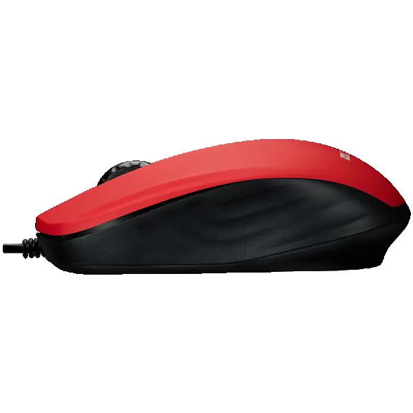 CANYON wired optical mouse with 3 buttons, DPI 1000, Red, cable length 1.26m, 35.2*103*60mm, 0.07kg ( CNE-CMS01R ) 