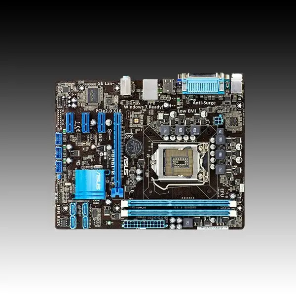 ASUS Main Board Desktop INTEL H61 (S1155,DDR3,VGA,SATA II,LAN,USB 2.0,DVI) u-ATX Box ( P8H61-M_LX ) 