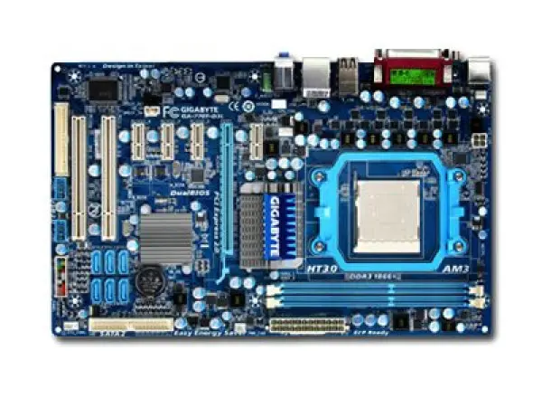GIGABYTE Main Board Desktop AMD 770 (SAM3,DDR3,SATA II,LAN,USB 2.0) ATX Box ( GA-770T-D3L ) 