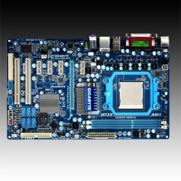 GIGABYTE Main Board Desktop AMD 770 (SAM3,DDR3,SATA II,LAN,USB 2.0) ATX Box ( GA-770T-D3L ) 