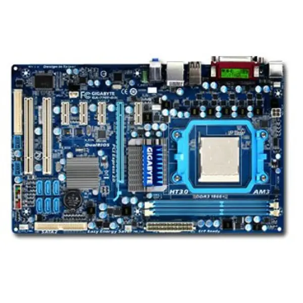 GIGABYTE Main Board Desktop AMD 770 (SAM3,DDR3,SATA II,LAN,USB 2.0) ATX Box ( GA-770T-D3L ) 