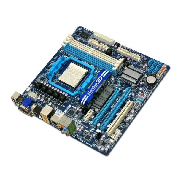 GIGABYTE Main Board Desktop AMD 880G (SAM3,DDR3,VGA,SATA III,LAN,USB 2.03.0,DVI,HDMI,Firewire) mATX Box ( GA-880GMA-UD2H ) 