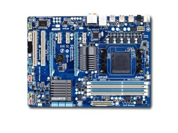 GIGABYTE Main Board Desktop AMD 970A (SAM3,DDR3,SATA III,LAN,USB 2.0) ATX Box ( GA-970A-D3 ) 