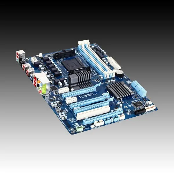 GIGABYTE Main Board Desktop  AMD 990FX (SAM3+, DDR3, SATA III,PS2,SPDIF-out Optical,USB2.0,USB3.0,LAN,Audio Line-Out,Audio Line-In,Micropho