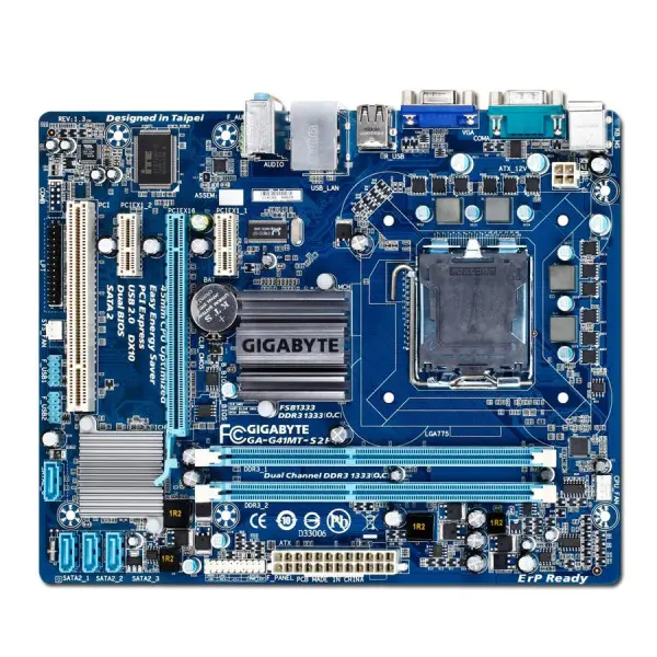 GIGABYTE Main Board Desktop INTEL G41 (S775,DDR3,VGA,SATA II,LAN,USB 2.0,DVI) m-ATX Box ( GA-G41MT-S2P ) 