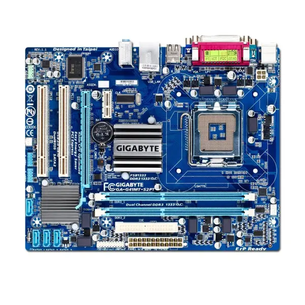 GIGABYTE Main Board Desktop INTEL iG41 (S775,DDR3,VGA,SATA II,LAN,USB 2.0) mATX Box ( GA-G41MT-S2PT ) 