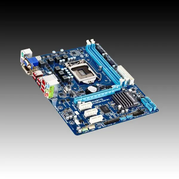 GIGABYTE Main Board Desktop INTEL iH61 (S1155,DDR3,VGA,SATA II,LAN,USB 2.0,DVI) mATX Box ( GA-H61M-S2V-B3 ) 