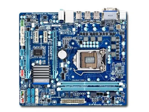 GIGABYTE Main Board Desktop INTEL H67 (S1155,DDR3,VGA,SATA IIIII,LAN,USB 2.0,DVI,HDMI) m-ATX Box ( GA-H67M-D2-B3 ) 