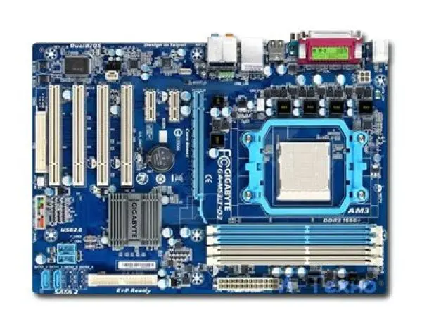 GIGABYTE Main Board Desktop nForce 520 LE (SAM3,DDR3,SATA,LAN,USB 2.0) ATX Box ( GA-M52LT-D3 ) 