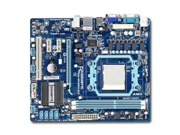 GIGABYTE Main Board Desktop GF 7025nForce 630a (SAM3,DDR3,VGA,SATA II,LAN,USB 2.0) m-ATX Box ( GA-M68MT-S2P ) 
