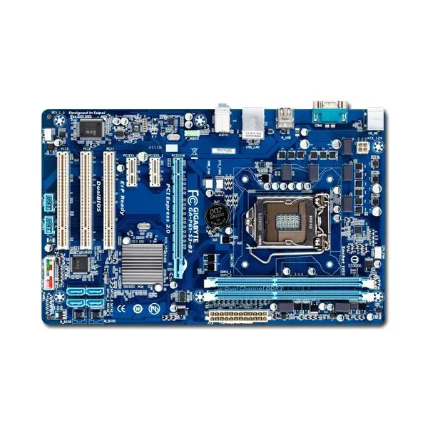 GIGABYTE Main Board Desktop  iH61 (S1155, DDR3, PS2,Serial,USB2.0,LAN,Audio Interface,SATA II) ATX Retail ( GA-P61-S3 ) 