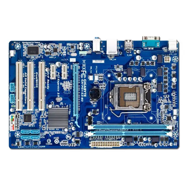 GIGABYTE Main Board Desktop INTEL iH61 (S1155,DDR3,SATA II,LAN,USB 2.0) ATX Box ( GA-P61-S3-B3 ) 