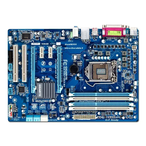 GIGABYTE Main Board Desktop  iH67 (S1155, DDR3, PS2,Parallel,SPDIF-out Optical,USB2.0,LAN,Audio Interface,SATA II,SATA III,Serial) ATX Reta