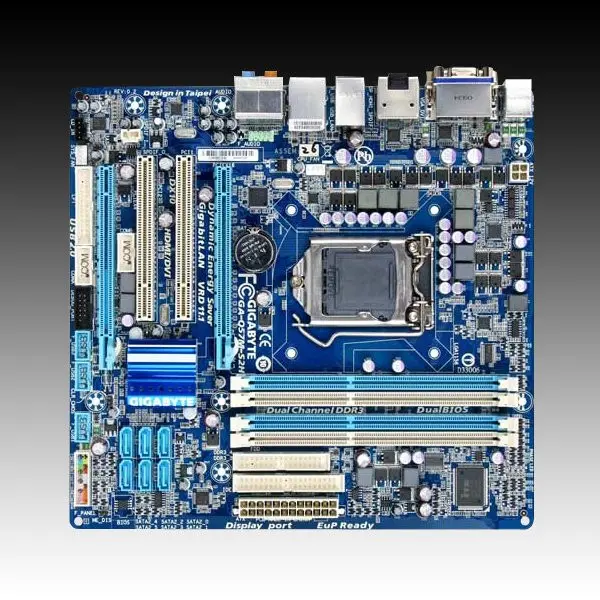 GIGABYTE Main Board Desktop INTEL iQ57 (S1156,DDR3,VGA,SATA II,LAN,USB 2.0,DVI,HDMI) mATX Box ( GA-Q57M-S2H ) 