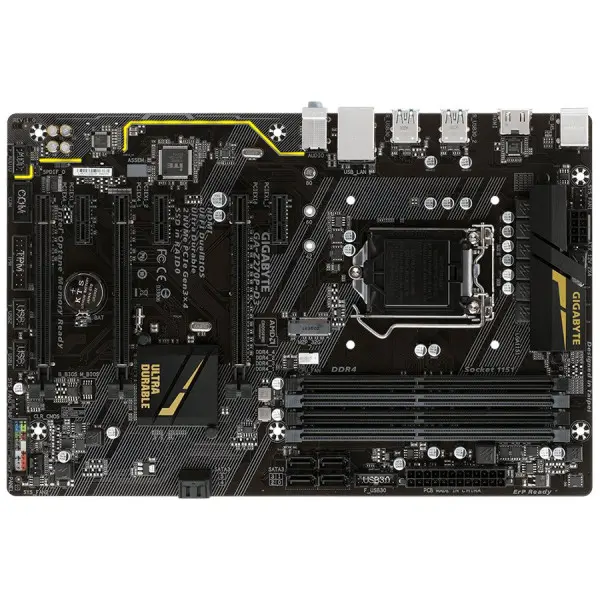 GIGABYTE Main Board Desktop Intel  Z270 (S1151, 4xDDR4, Realtek ALC887, 1x101001000 Mbit, 1xPCIEX16, 2xPCIEX4, 3xPCIEX1, 1xM.2, 6xSATA 6Gbs