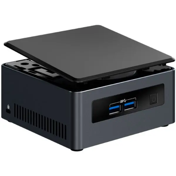 Intel vPRO 24x7 qualified NUC 8th Gen, Core i7-8650U Quad Core 1.9GHZ Turbo 4.20 GHz, 2x DDR4 1.2V SODIMM (max 32GB), 2.5'' HDDSSD + NVMeSAT
