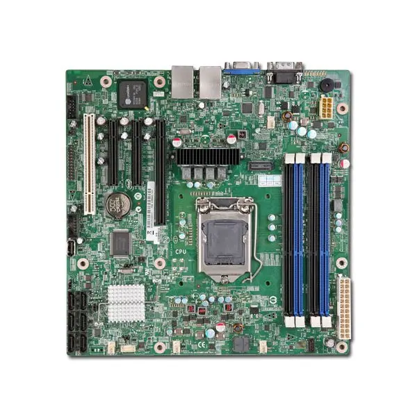 MB INTEL Server Socket-1155 (micro-ATX, 1xE3-1200, 4xDDR3 UDIMM, VGA, 2xGLAN, IPMI 2.0, SW RAID SATA) ( S1200BTSR ) 