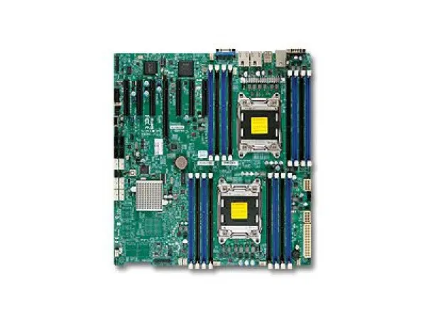 MB Server 2xSocket 2011 SUPERMICRO Intel C602 (Extended ATX,FSB 8000MHz,16 x DDR3 SDRAM,Video Controller Memory,2x10 Gigabit Ethernet,SATA 