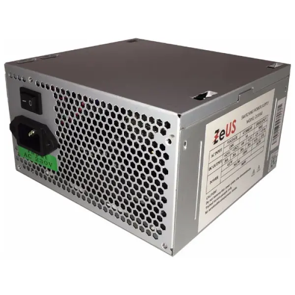 Napajanje 500W ZEUS ZUS-500 ATX 24pin FAN 12cm Bulk