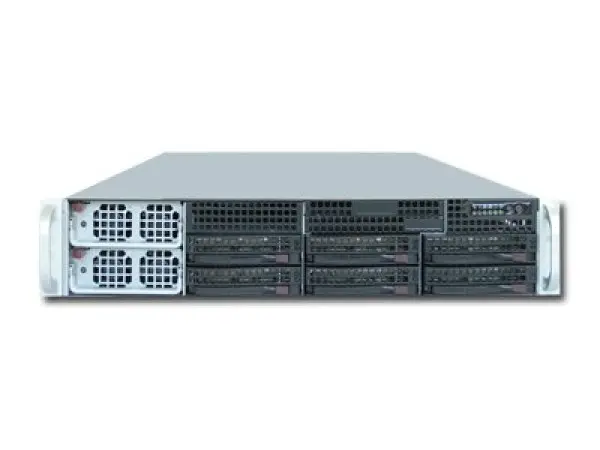 Server SUPERMICRO 8026B-6RF (Rack-Mountable, i7500 (S1567), Bus 6.4GTsec, DDR3 800MHz1066MHz1333MHz, VGA, 3xLAN, 5xUSB2.0, Matrox G200eW, 2