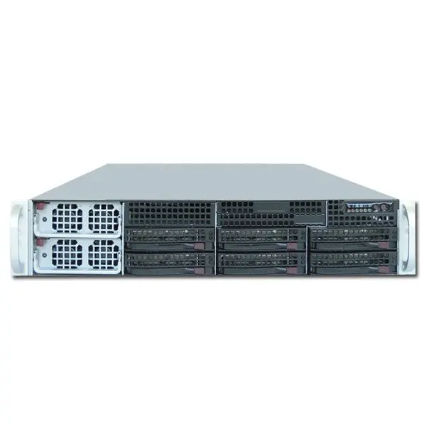 Server SUPERMICRO 8026B-6RF (Rack-Mountable, i7500 (S1567), Bus 6.4GTsec, DDR3 800MHz1066MHz1333MHz, VGA, 3xLAN, 5xUSB2.0, Matrox G200eW, 2