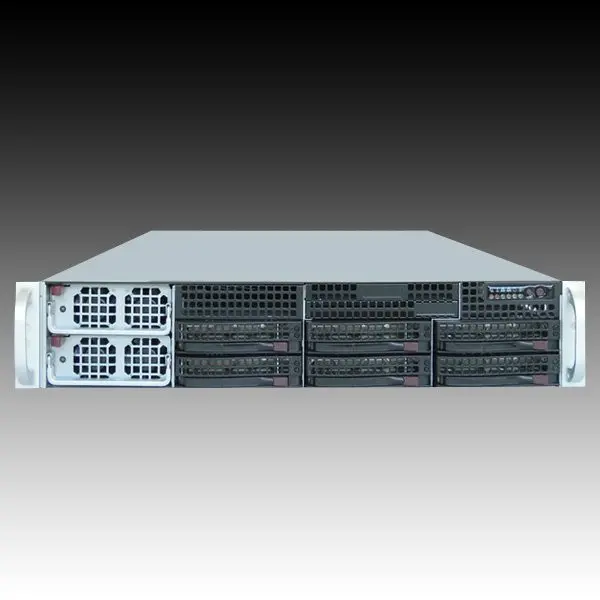 Server SUPERMICRO 8026B-6RF (Rack-Mountable, i7500 (S1567), Bus 6.4GTsec, DDR3 800MHz1066MHz1333MHz, VGA, 3xLAN, 5xUSB2.0, Matrox G200eW, 2